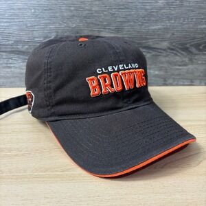Cleveland Browns Hat Cap Strap Back Brown NFL Football Reebok